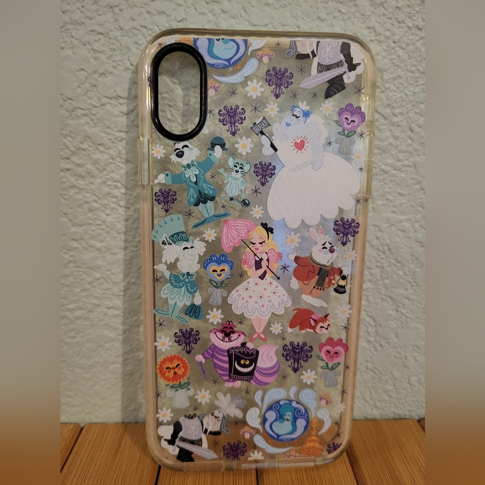 Disney Parks Iphone XS Max Alice in Wonderland phone case